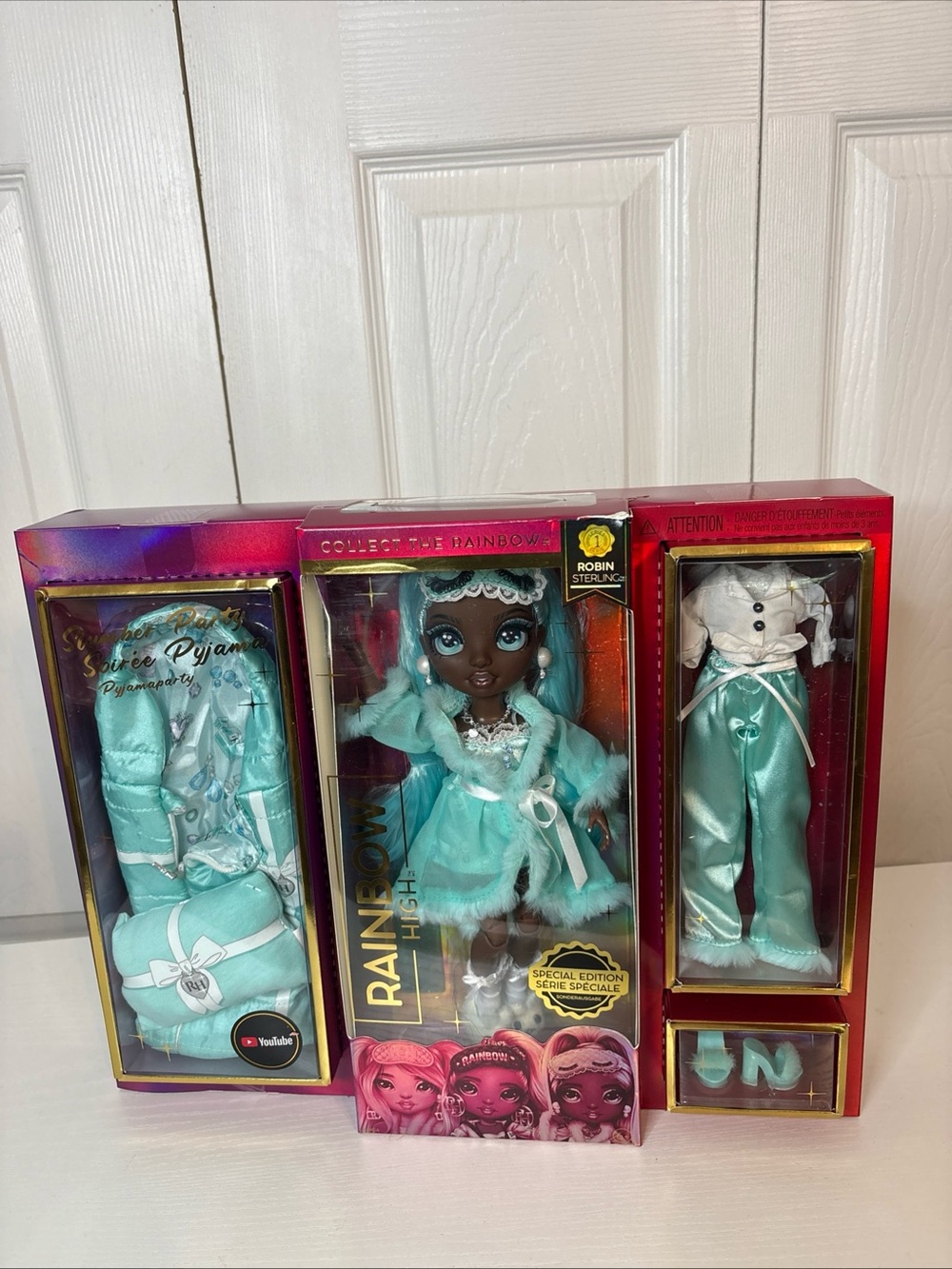 Rainbow High Special Edition Slumber Party Doll and Accessories Robin Sterling